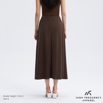 Women's Minimalist Tencel Flowy Maxi Skirt