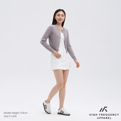 Cable Knitted Cardigan