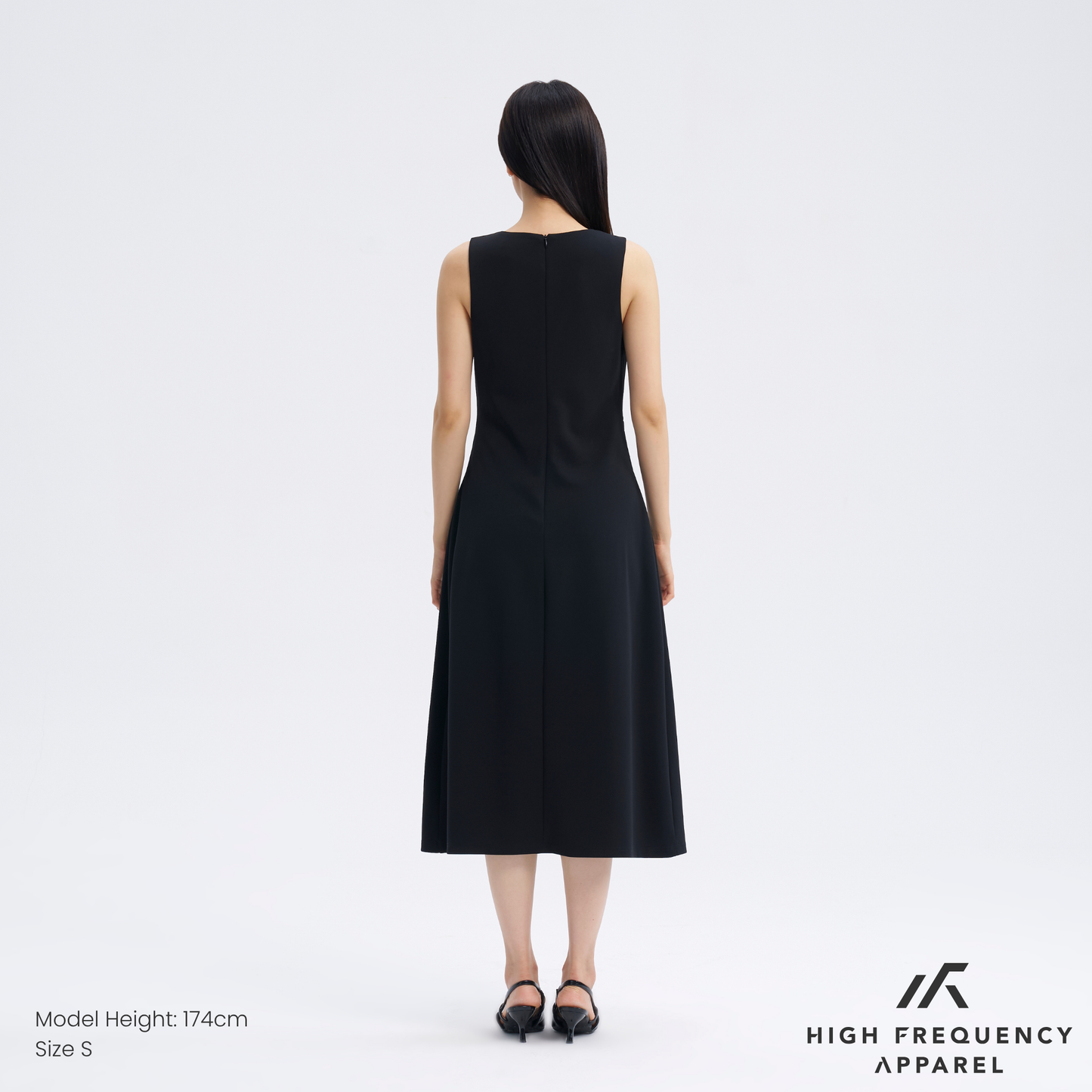 women's sleeveless maxi ruched dress
