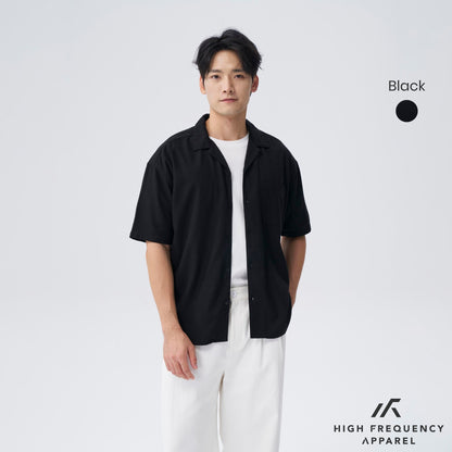 HFA Men’s Camp-Collar Short Sleeve Shirt - Relaxed Fit