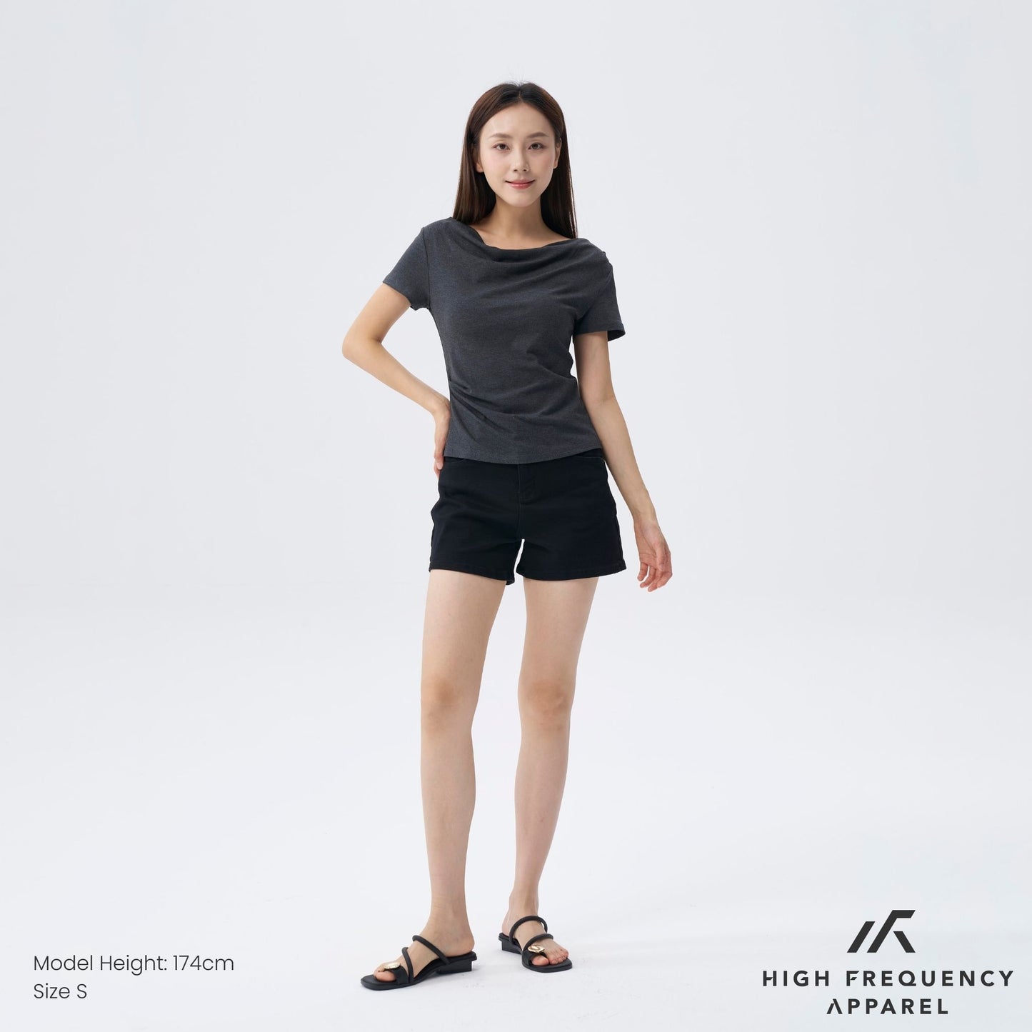 hfa women’s soft stretch four-way off shoulder top