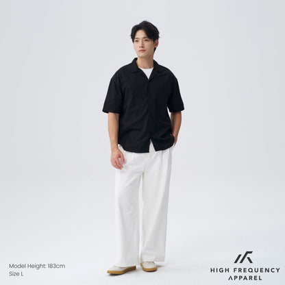 HFA Men’s Camp-Collar Short Sleeve Shirt - Relaxed Fit