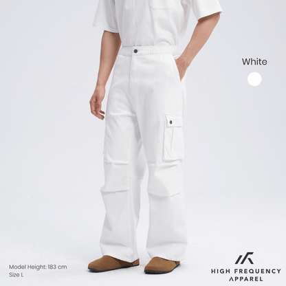 Heavy Duty Wide Leg Cargo Pants