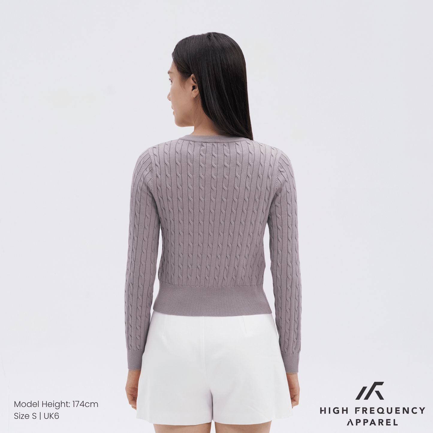 cable knitted cardigan