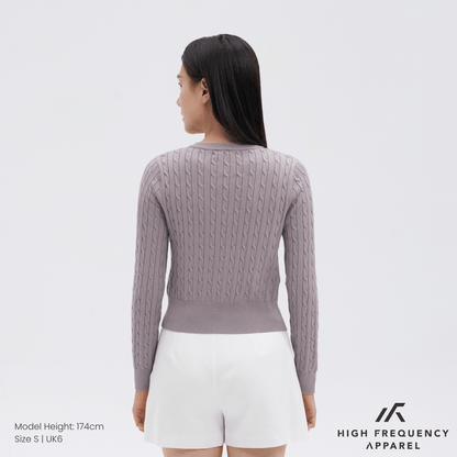 Cable Knitted Cardigan