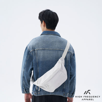 HFA Unisex Urban Crossbody Bag – Multi-Compartment with Waterproof Zippers