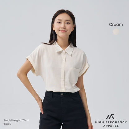 Cuffed Short Sleeve Pocket Shirt – Relaxed Fit
