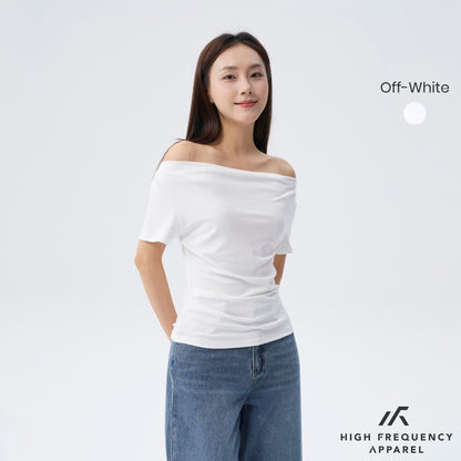 HFA Women’s Soft Stretch Four-Way Off Shoulder Top