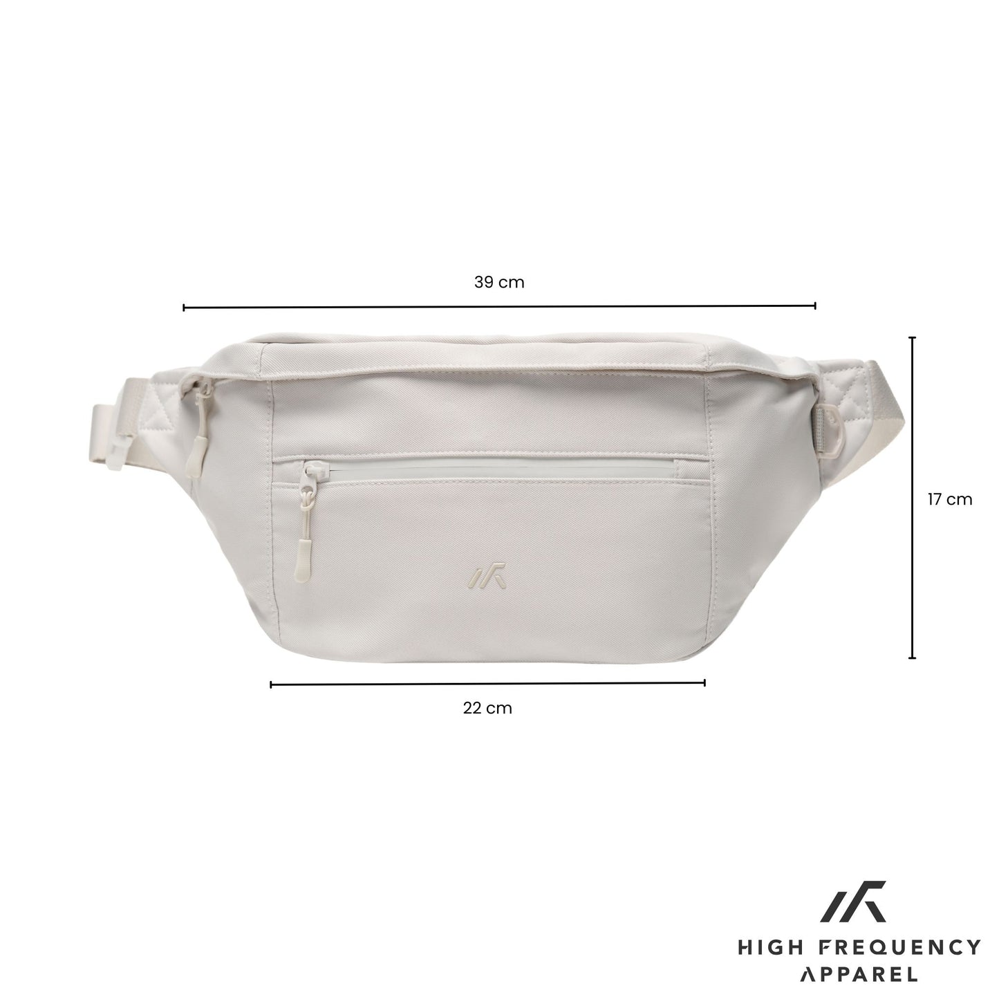 hfa unisex urban crossbody bag – multi-compartment with waterproof zippers