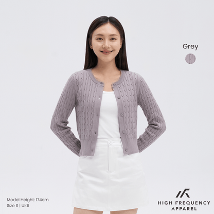 Cable Knitted Cardigan