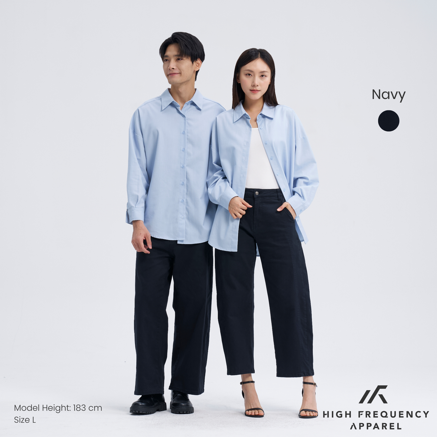 unisex curve chino pants