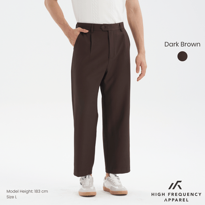Men’s Single Pleated Creasefree Work Trousers