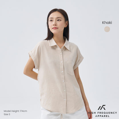 Cuffed Short Sleeve Pocket Shirt – Relaxed Fit