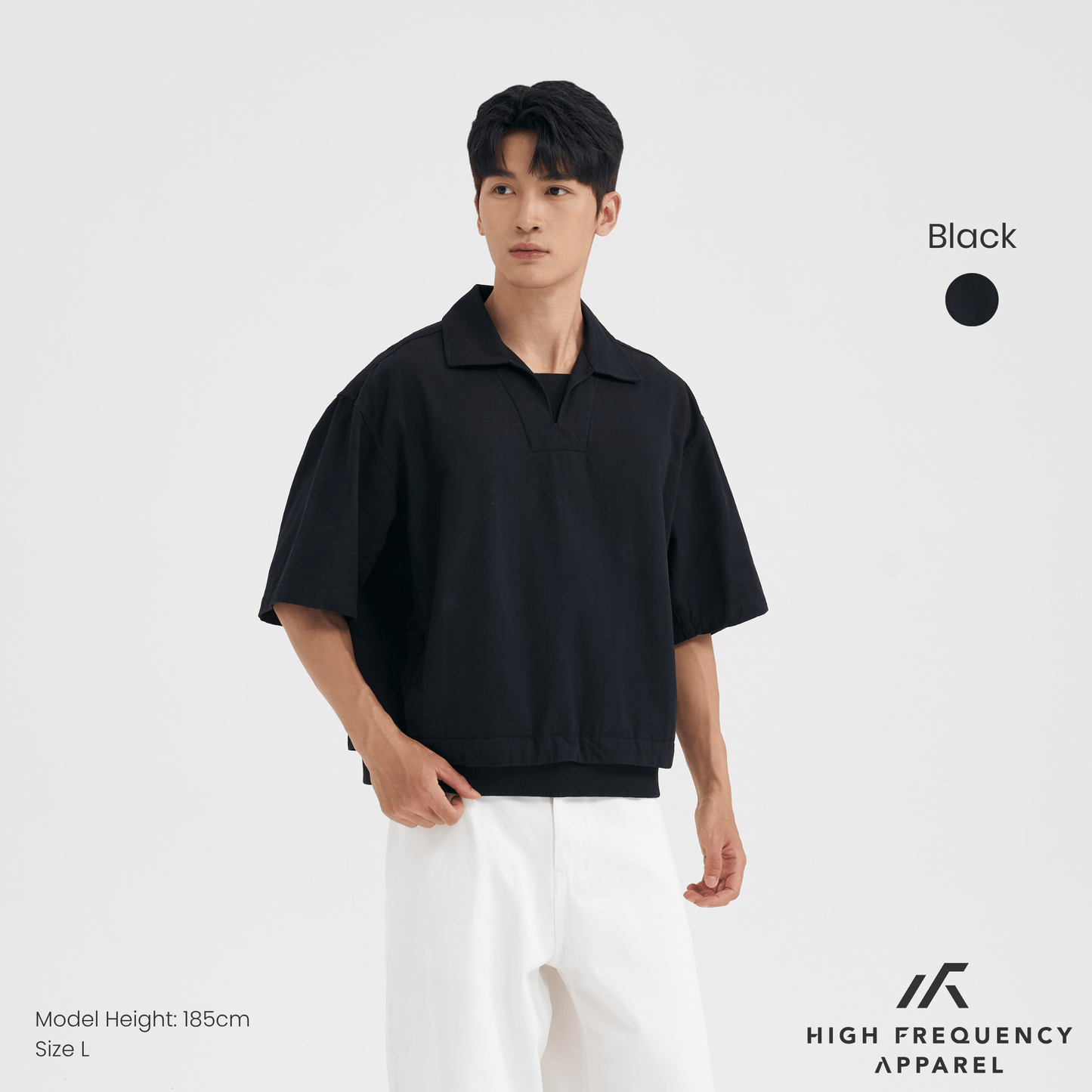oversized boxy faux 2-piece tee