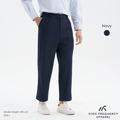 Men’s Single Pleated Creasefree Work Trousers