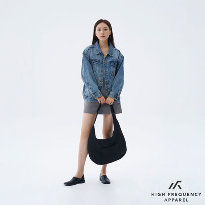 HFA Unisex Puffy Cloud Shoulder Bag – Quilted and Lightweight