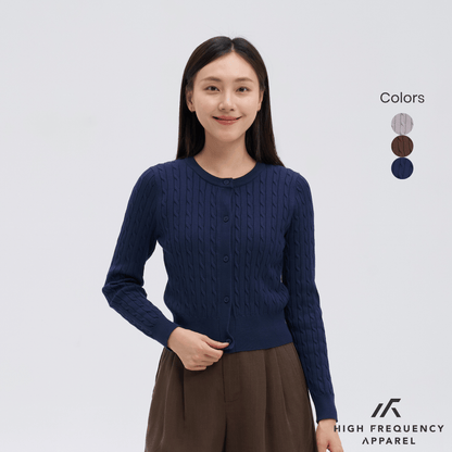 Cable Knitted Cardigan