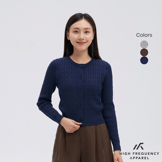 Cable Knitted Cardigan
