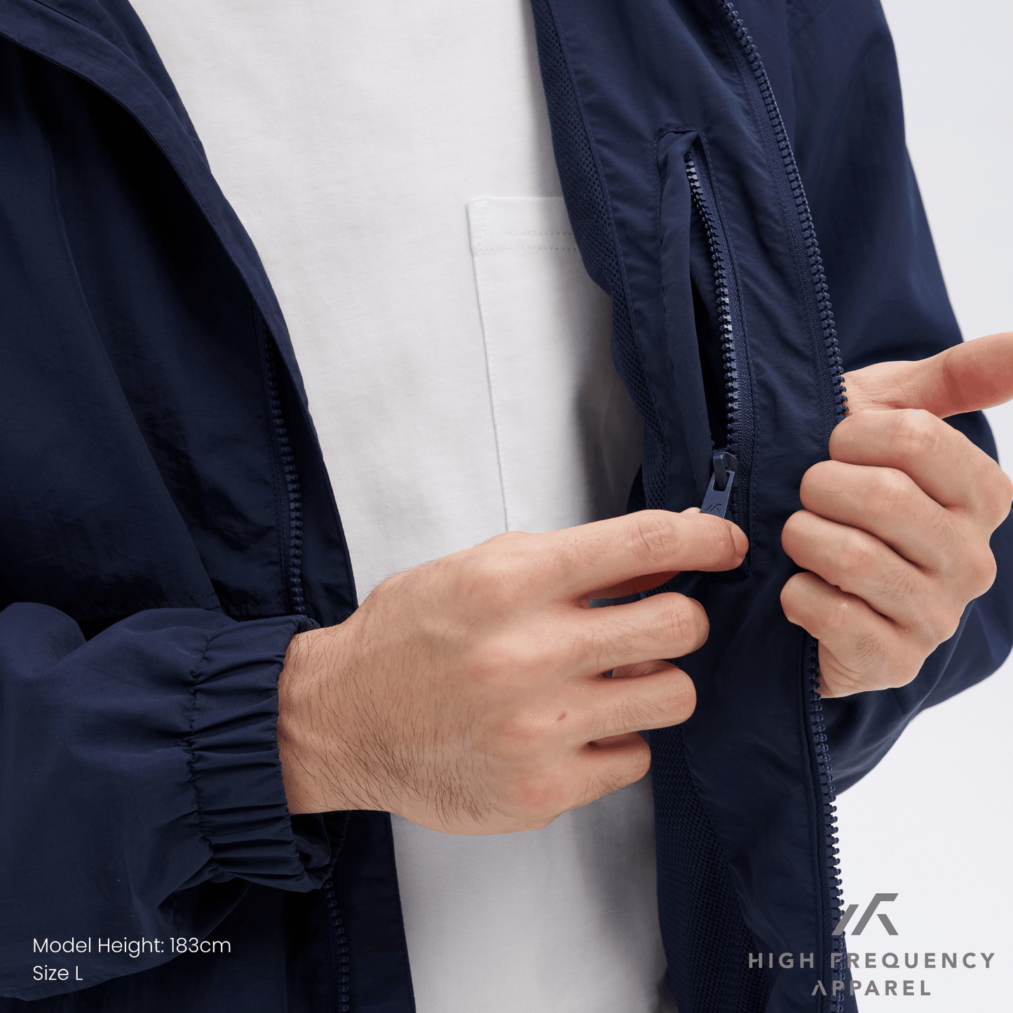 waterproof hooded windbreaker jacket