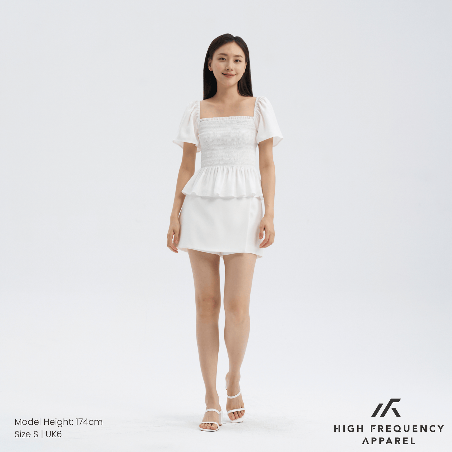clean cut waistband flap skorts with pocket