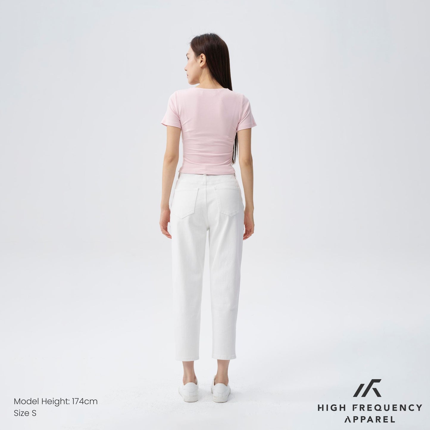 hfa women’s bw high waisted ankle-length mom denim jeans