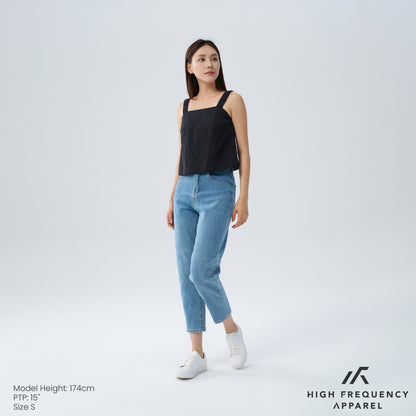 HFA Women's Padded Sleeveless Top with Ruched Straps