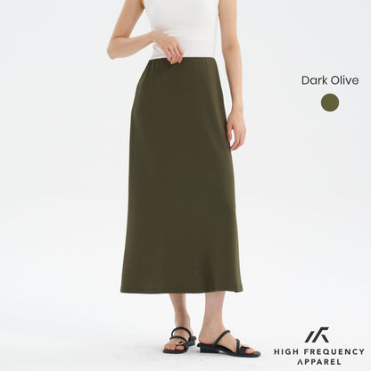 Women's Minimalist Tencel Flowy Maxi Skirt
