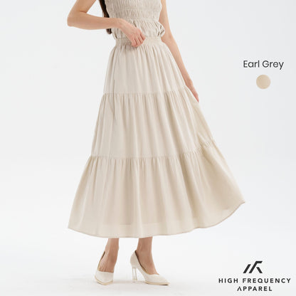 3-Tier Flowy Maxi Skirt