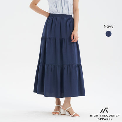 3-Tier Flowy Maxi Skirt