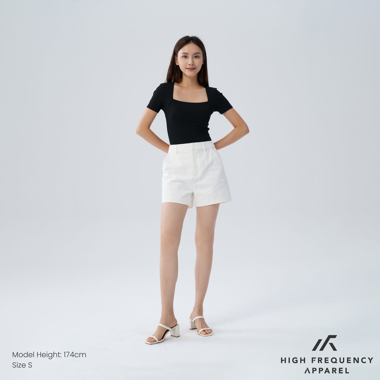 hfa women's high waisted cotton shorts