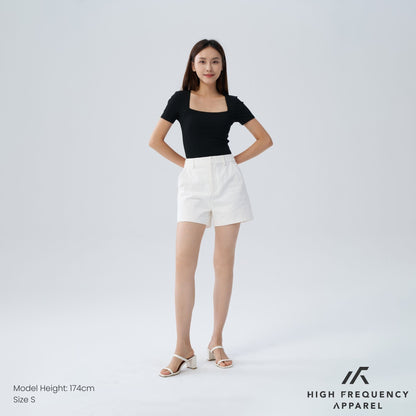 HFA Women's High Waisted Cotton Shorts