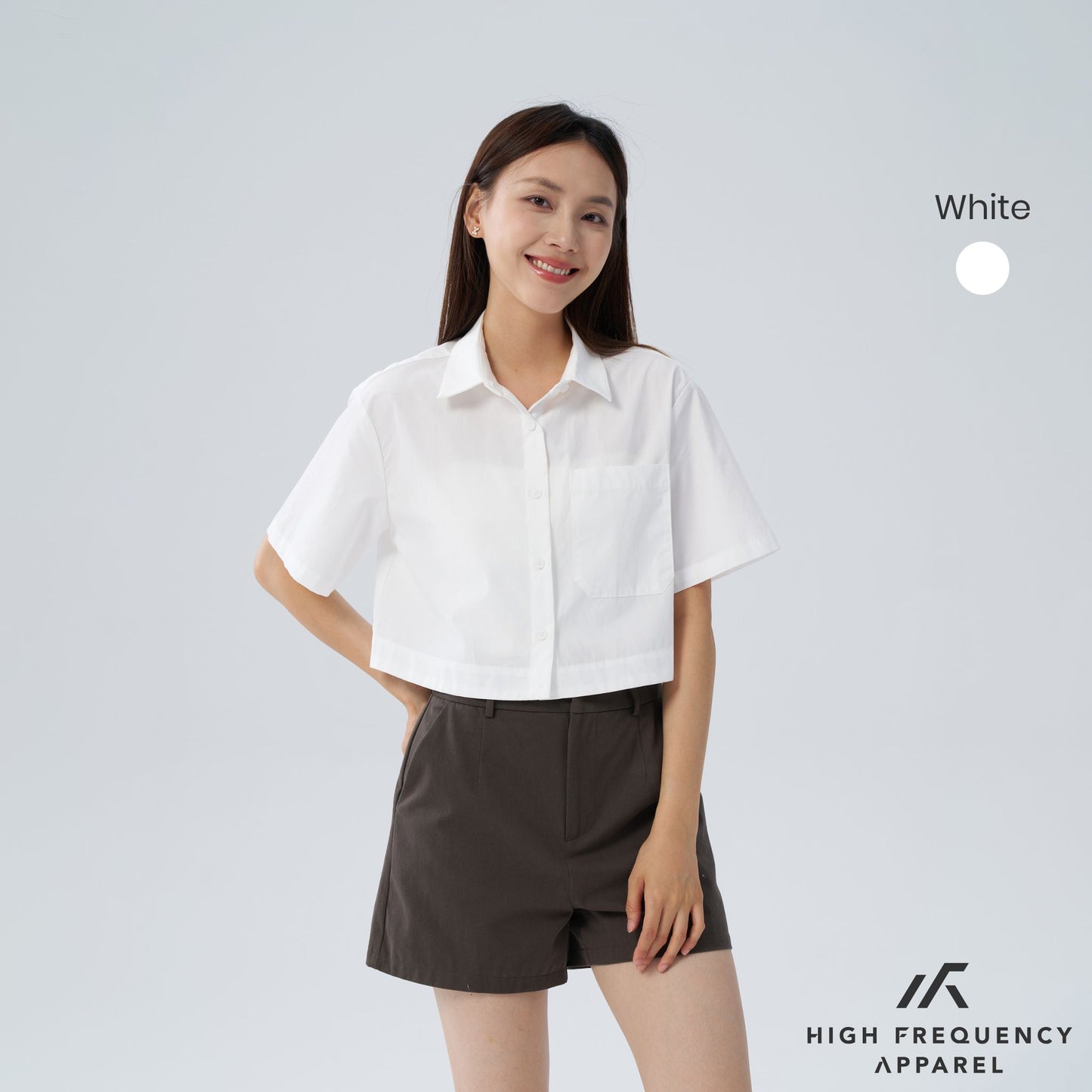 hfa women’s relaxed fit boxy crop shirt