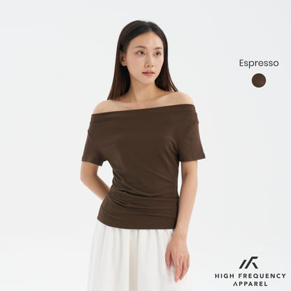 Soft Stretch Four-Way Off Shoulder Top