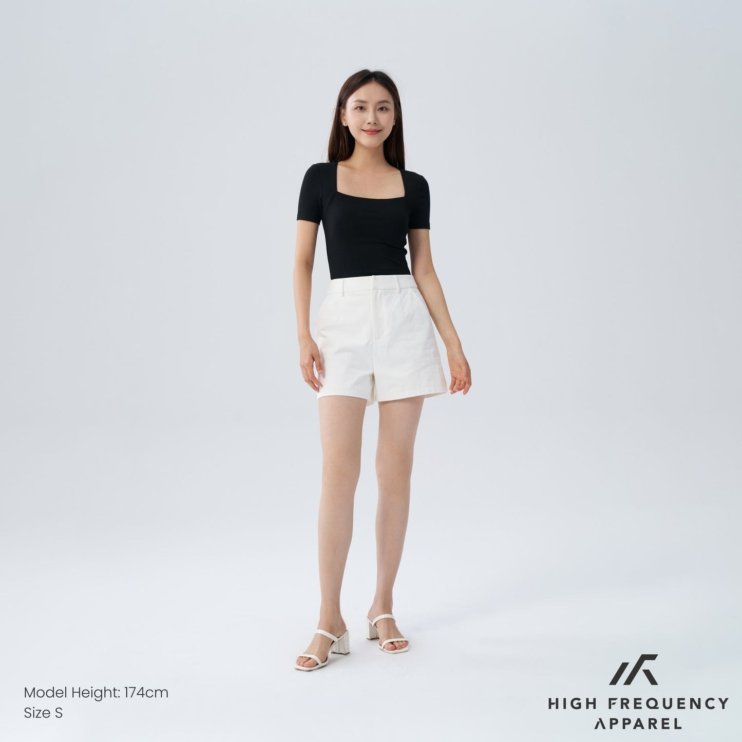 hfa women's high waisted cotton shorts