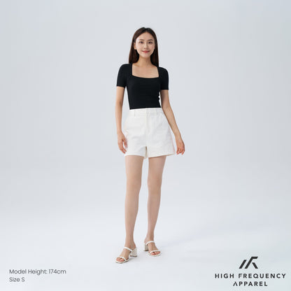 HFA Women's High Waisted Cotton Shorts