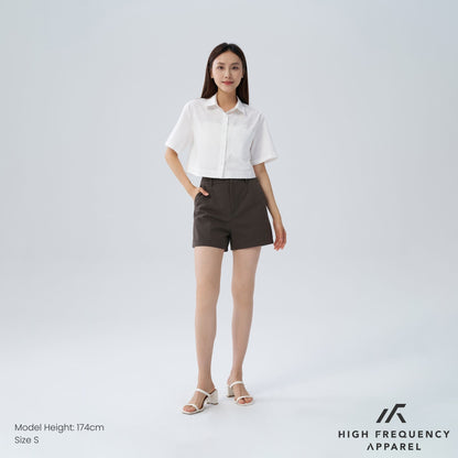 HFA Women's High Waisted Cotton Shorts