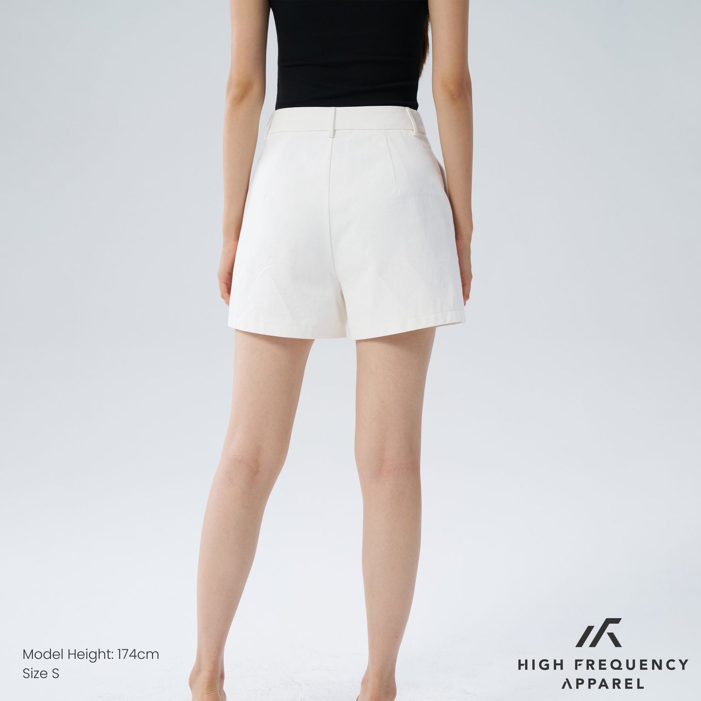 hfa women's high waisted cotton shorts