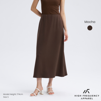 Women's Minimalist Tencel Flowy Maxi Skirt