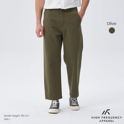 HFA Men’s Cotton Tapered Cropped Chino Pants
