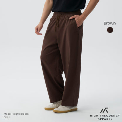 HFA Men’s Wide Leg Relaxed Cotton Pants