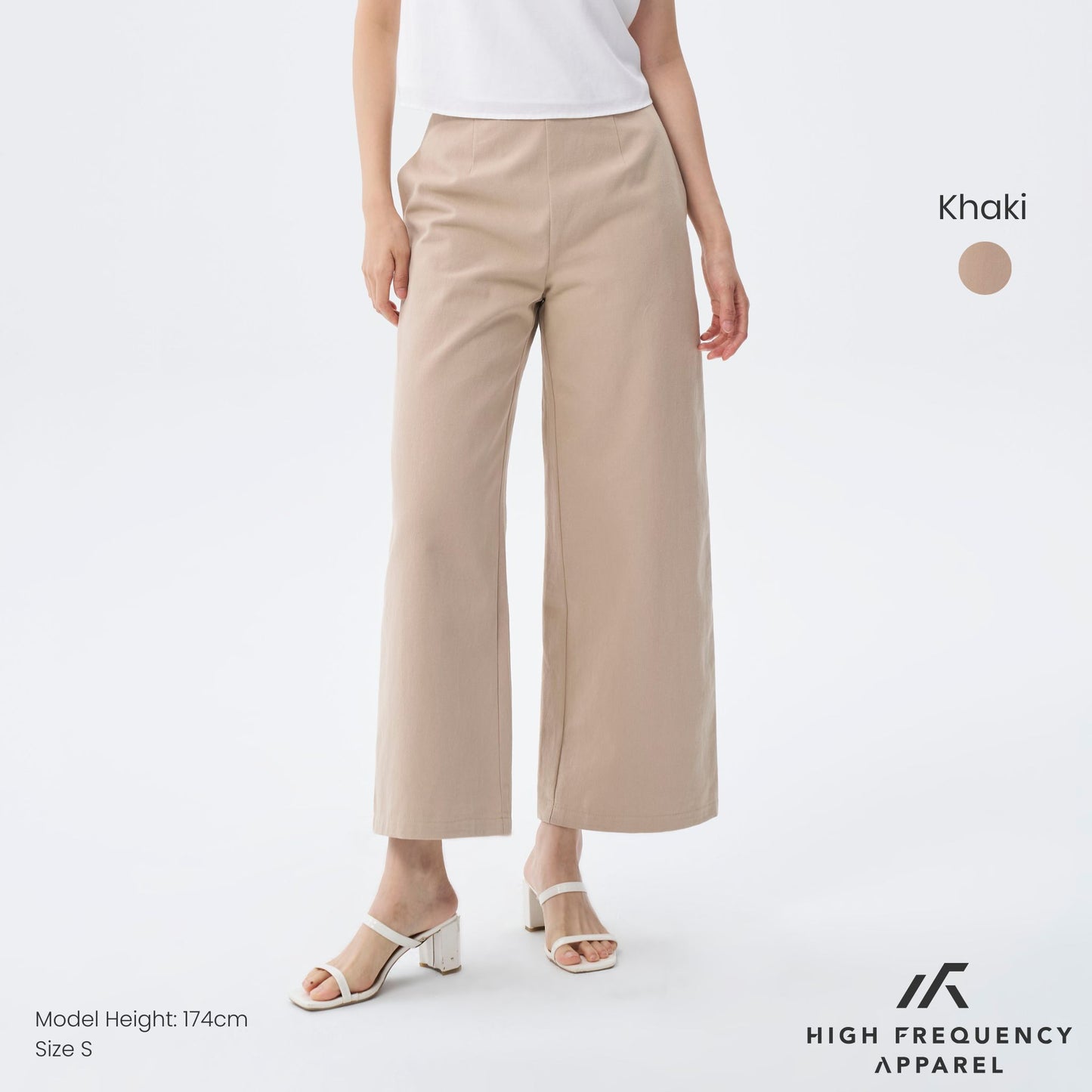 hfa women's wide leg minimalist chino pants