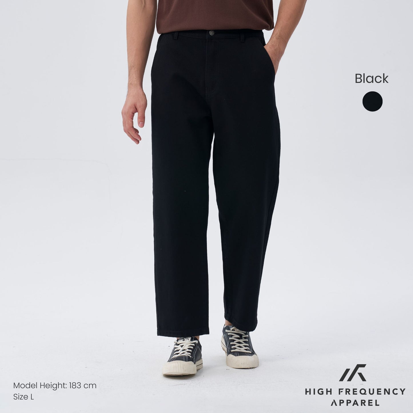 hfa men’s cotton tapered cropped chino pants
