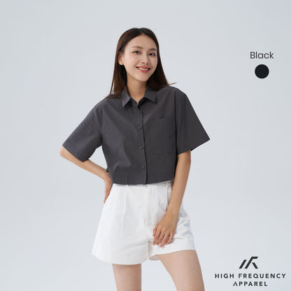 HFA Women’s Relaxed Fit Boxy Crop Shirt