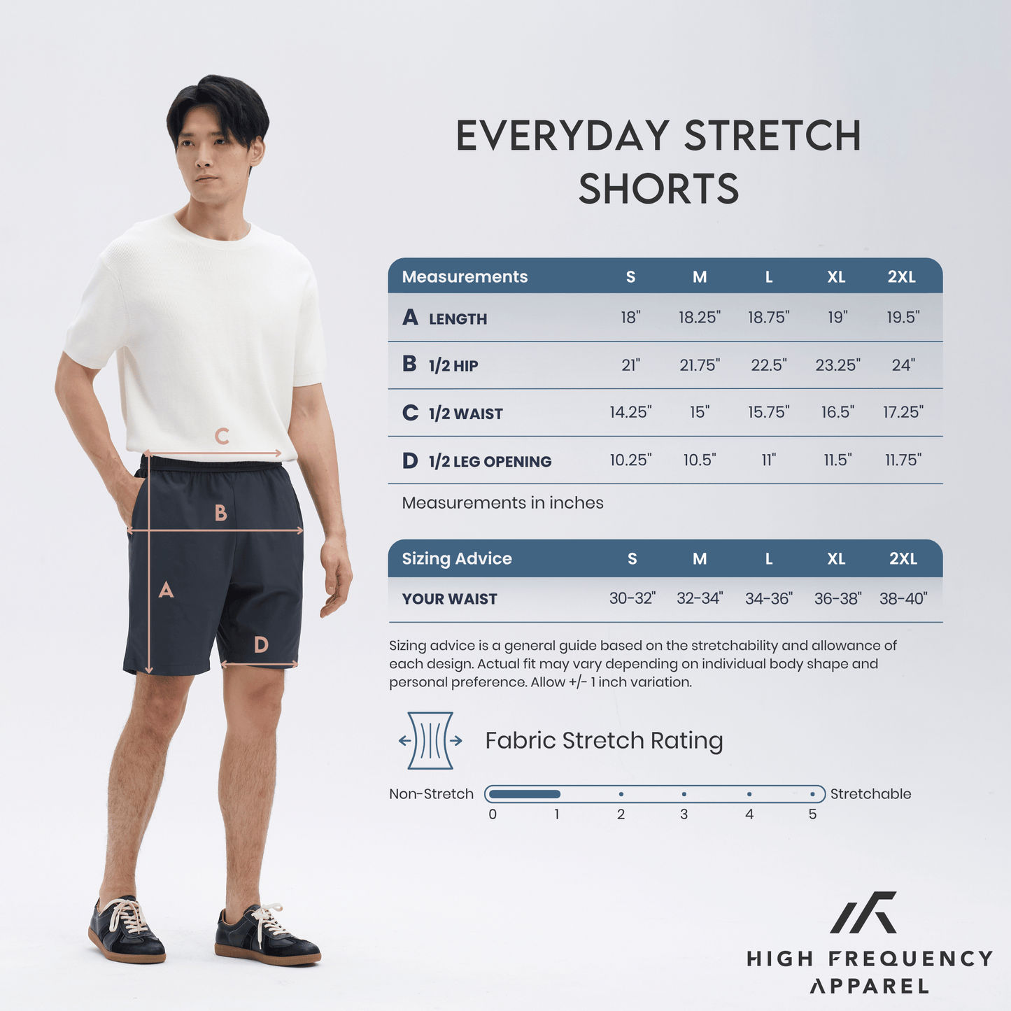 everyday stretch shorts