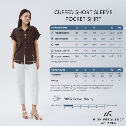 Cuffed Short Sleeve Pocket Shirt – Relaxed Fit