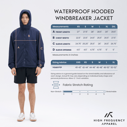 Waterproof Hooded Windbreaker Jacket