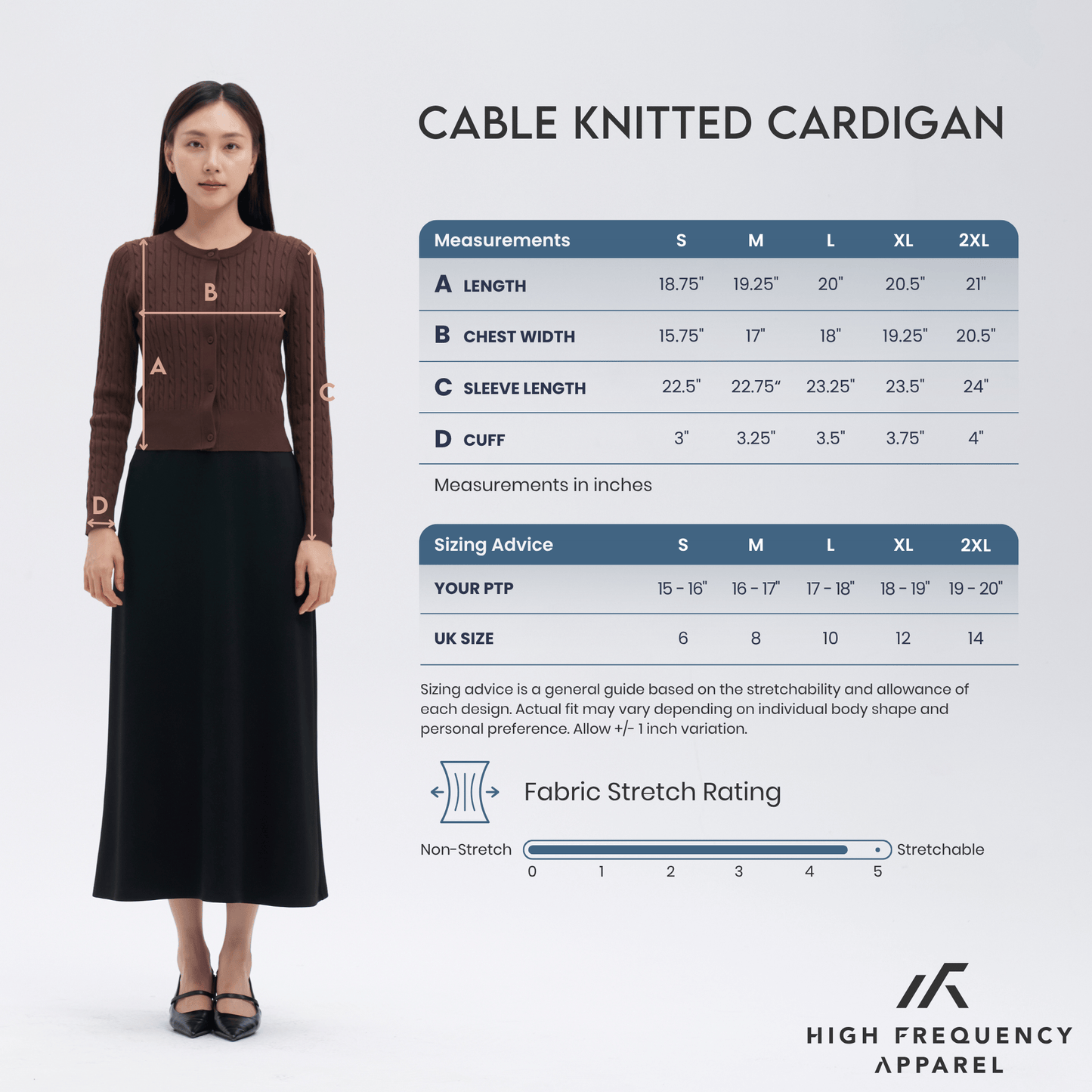 cable knitted cardigan