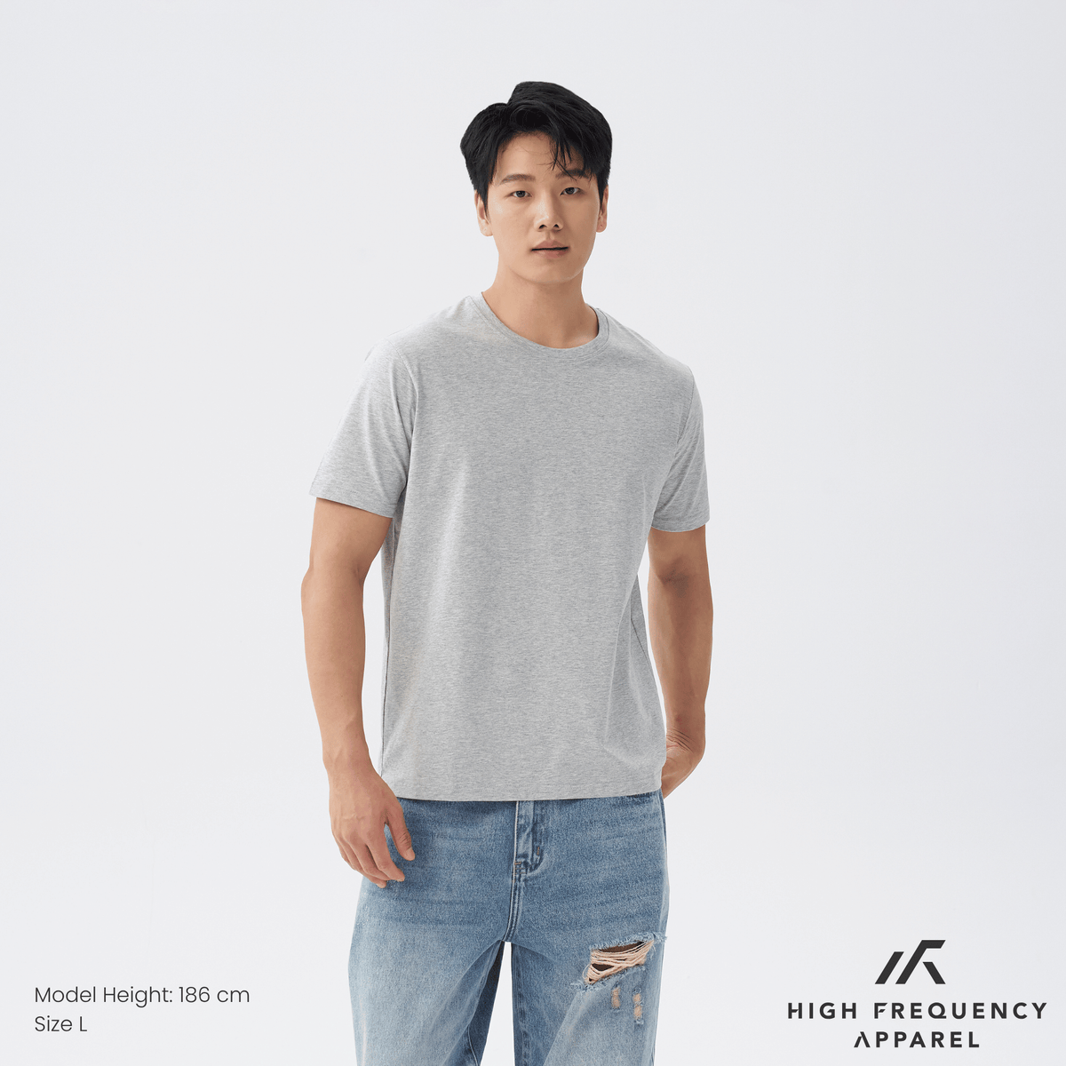 cooling cotton crew neck short sleeve tee