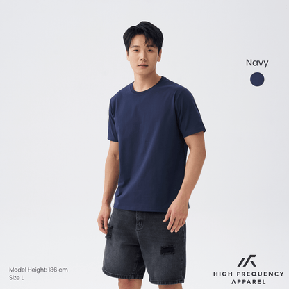 Cooling Cotton Crew Neck Short Sleeve Tee