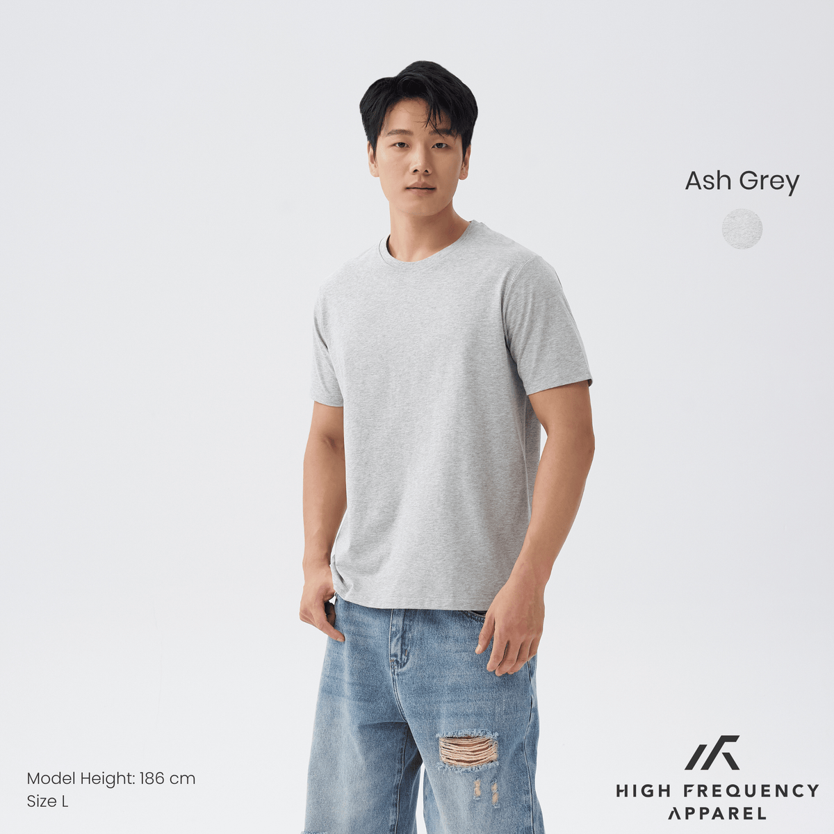 cooling cotton crew neck short sleeve tee